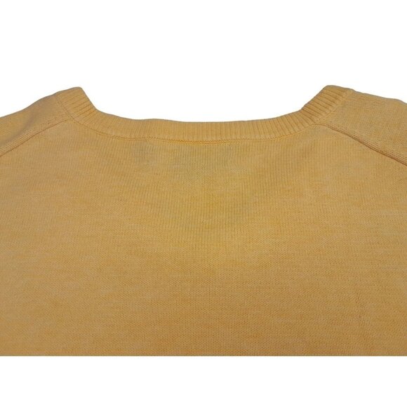Vineyard Vines Shep & Ian Yellow V-Neck Sweater 100% Cotton Men's XXL - Picture 7 of 7